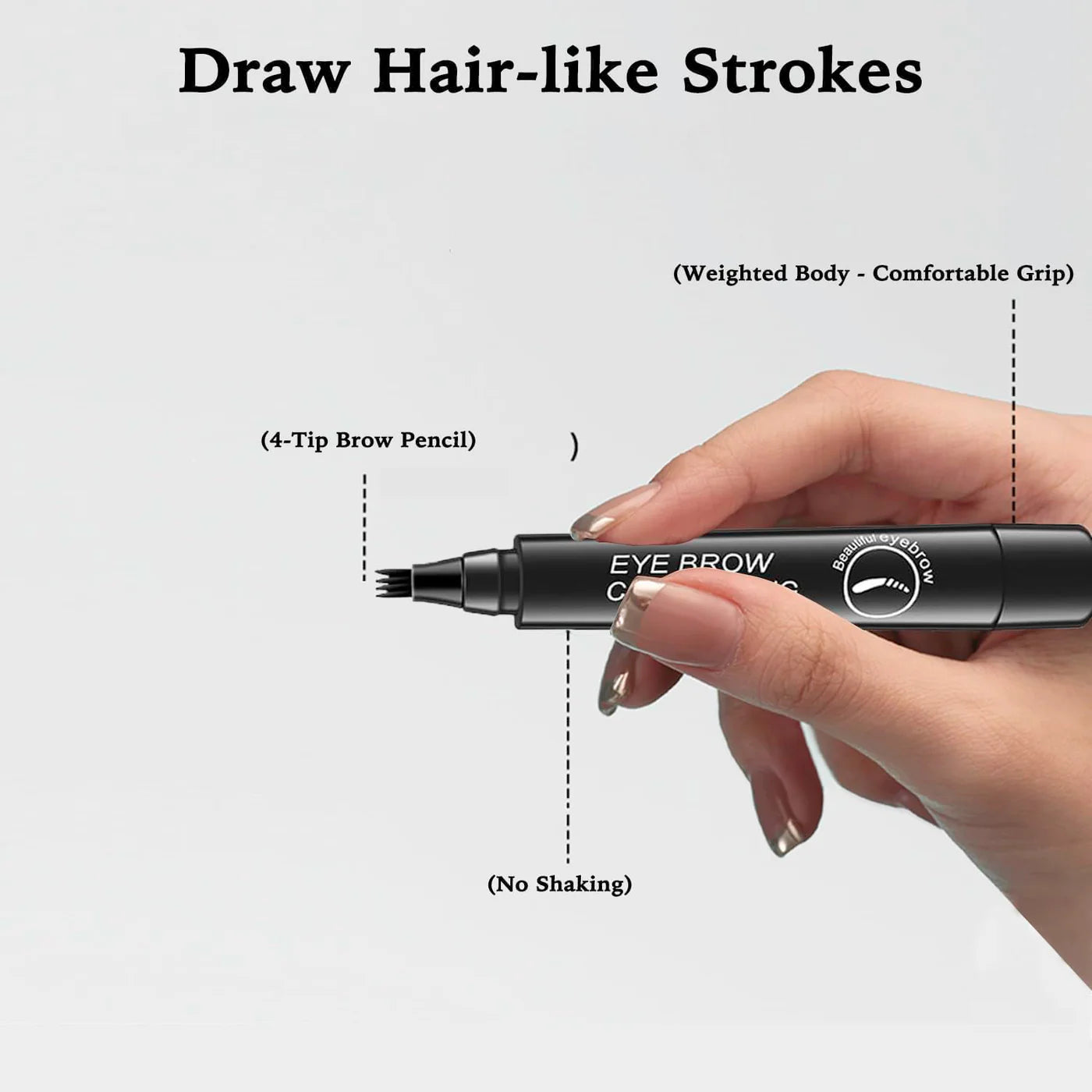 Waterproof 4 Points Long Lasting Eyebrow Pen - BUY 1 GET 1 FREE