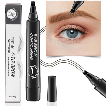 Waterproof 4 Points Long Lasting Eyebrow Pen - BUY 1 GET 1 FREE